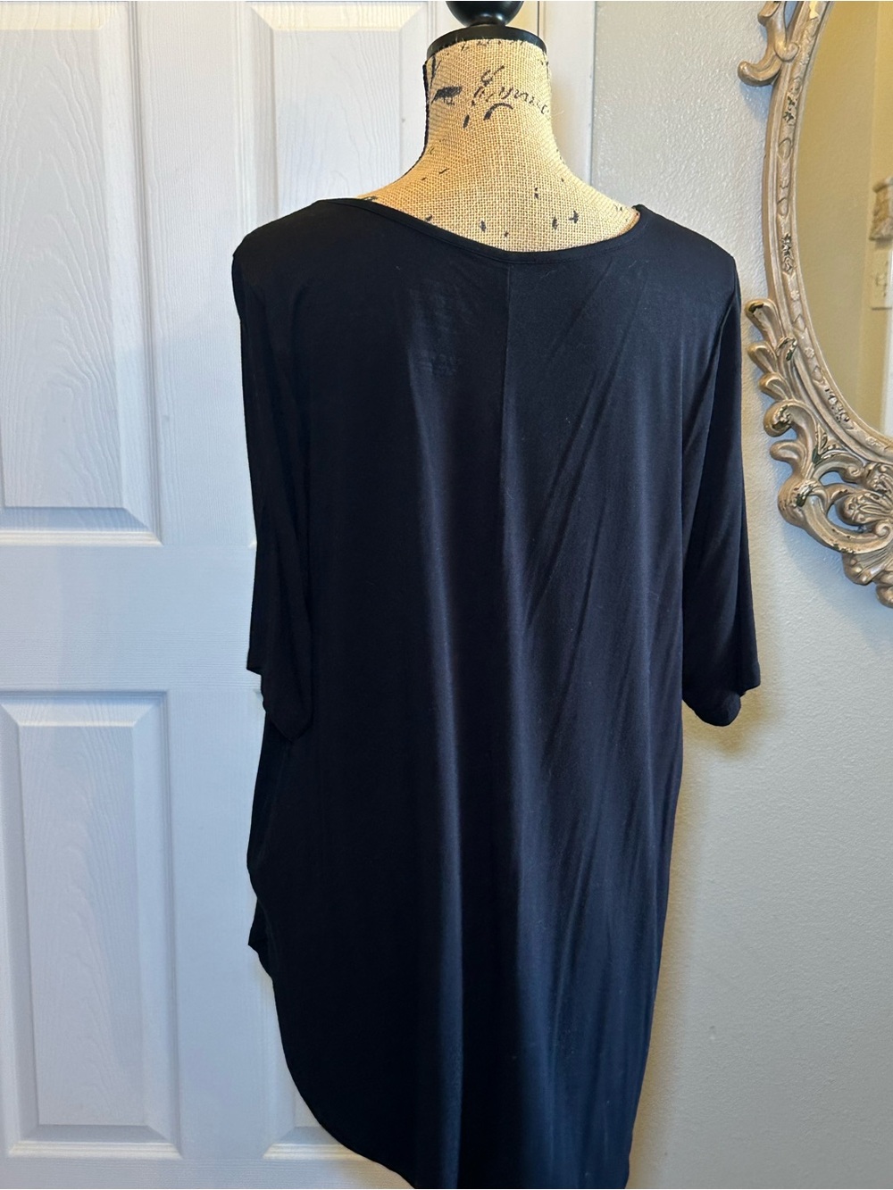 Torrid Super Soft Black Tunic 3 - Picture 2 of 3